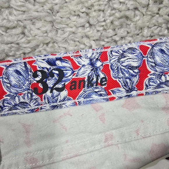 J Crew Toothpick Pants Womens 32 Ankle Liberty Art Fabrics Slim Skinny Floral - Picture 5 of 14